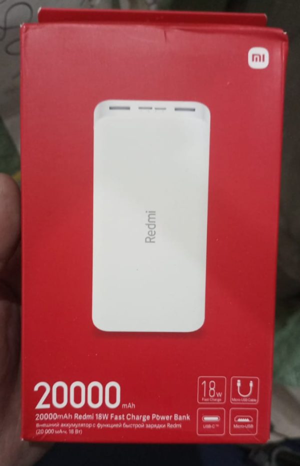 Redmi Mi Power Bank Fast Charging For Mobile Phones (20,000mah) (random Color)